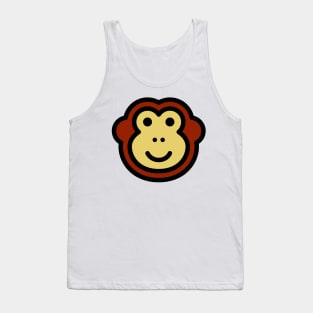 Cute Little Monkey Ape Tan Tank Top